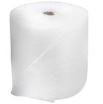 MERRIMEN Roll of Bubble Wrap 500mm x 100m - Small Bubbles | Bubble Wrap for Moving House or Packing Boxes for Posting | 100 Metres Roll Good for Small Business Supplies for Shipping, Packing & Removal