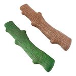 Petstages Dogwood Wood Alternative Dog Chew Toy, Fresh Breath 2-Pack