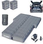 D-Hive SHORTENED LENGTH - Unbeatable Durability SUV Air Mattress for Car Camping, Durable Extra Thick 300D Oxford Fabric, Quick Easy Set-Up w/Electric Pump, Car Bed Mattress with Base Extenders 180 cm