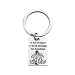 It Never Hurts to Keep Looking for Sunshine Bracelet Eeyore Quote Bracelet Inspiration Gift (keychain)