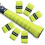 Alien Pros Tennis Racket Grip Tape (6 Grips) – Precut and Light Tac Feel Tennis Grip – Tennis Overgrip Grip Tape Tennis Racket – Wrap Your Racquet for High Performance (6 Grips, Neon Yellow)