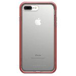 LifeProof SLAM SERIES Case for iPhone 8 Plus & 7 Plus (ONLY) - Retail Packaging - LAVA CHASER (CLEAR/CHERRY TOMATO/SLEET)