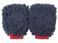 Car Wash Mitt Microfiber Chenille Cleaning Glove, 2 Pack