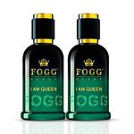 FOGG Scent I Am Queen Perfume For Women, Long-Lasting, Fresh & Powerful Fragrance, Eau De Parfum - 2 X 100Ml (Pack Of 2) - Spray