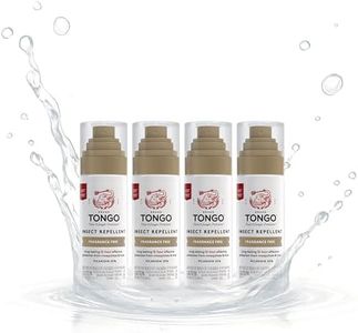 Grand Tongo DEET-Free Insect Repellent Spray, 12 Hour Mosquito Protection, Picaridin Pump Spray, 3 oz, Fragrance Free, 4 Pack