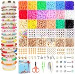 Fournine 5300 pcs Clay Beads Bracel