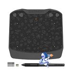 GAOMON S630 Android OS Supported Graphics Pen Tablet with 4 Express Keys 8192 Levels Pressure Battery-Free Pen for Digital Drawing Beginners OSU Gaming 2D 3D Animation, Black