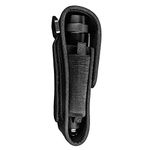 Flashlight Holster, Torch Cover Holder, Nylon Belt Torch Pouch Holder for 12cm-15.5cm Flashlight