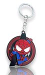 DD RETAILS Metal Fidget Spinner Keychain || 360 Degree Revolving Spinning Keyrings || Keychain with Key Ring for Men & Women (Pack Of 1) (Spinning Spiderman)