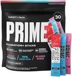 PRIME HYDRATION+ Sticks VARIETY PACK | Hydration Powder Single Serve Sticks | Electrolyte Powder On The Go | Low Sugar | Caffeine-Free | Vegan | 30 Sticks