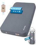 Hikenture Self Inflating Sleeping Pad with Electric Pump, 10CM Foam Camping Mattress 2 Person, 9.5 R-Value Insulated Camping Mat, Portable Double Camping Pad for Tent, Car, Truck