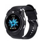 Mabron (12 Years Warranty V8 Bluetooth Smartwatch Compatible with All 4G Phone with Camera and Sim Card Support Compatible with All Android and Smartphones_M95