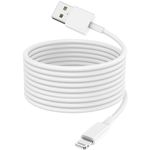 Apple MFi Certified iPhone Charger Cable 5m 1 Pack, Apple Lightning to USB Cable Cord 5 metres Fast Charging Apple Phone Long Cables