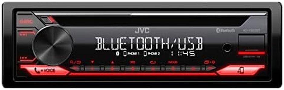 JVC KD-T822BT CD Receiver with Bluetooth Hands-Free Calling and Wireless Music Streaming