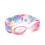 SPLASH SWIM GOGGLES - Mermaid - Fun, Fashionable, Comfortable - Fits Kids and Adults - Won't Pull Your Hair - Easy to Use - High Visibility Anti-Fog Lenses - ORIGINAL PATENT PENDING DESIGN