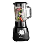 Russell Hobbs Desire Jug Blender, 1.5L Glass Jug, Make healthy soup/ smoothie/milkshake, 2 Speed Settings & Pulse, Removable Stainless Steel blades for easy cleaning, Removable Filler Cap, 650W, 24722