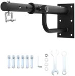 QWORK® Solid Steel Punch Bag Bracket Wall Mount Adjustable 43-63cm Weight Support 150kg Punch Bag Hanger Includes Fixing Screws