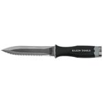 Serrated Stainless Steel Bladed Duct Knife for Flexible Duct and Duct Board in Sheath Klein Tools DK06