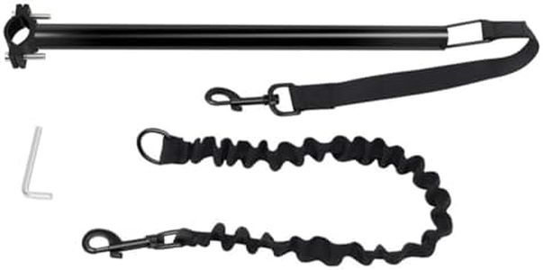 Dog Leash, Retractable Bicycle Dog Leash Safety Dog Bike Leash Dog Accessories Fit for Outdoor Cycling Exercising Training Jogging