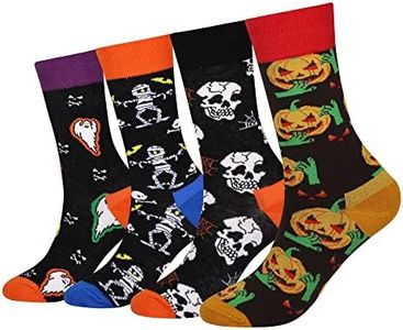 Wish Island Men's 5 Packs Fun Crazy Animal Novelty Casual Dress Socks (Dogs 327)