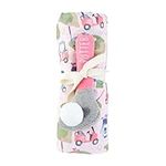 Mud Pie Pink Golf Swaddle and Rattl