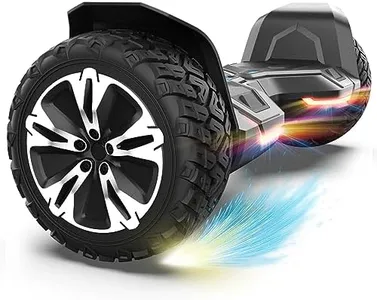 Gyroor Warrior 8.5 inch All Terrain Off Road Hoverboard with Bluetooth Speakers and LED Lights, UL2272 Certified Self Balancing Scooter