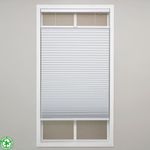 Eclipse Blackout Top Down Bottom Up Cellular Shades - Cordless Window Covering for Home or Office, Energy-Saving Light Filtering Shades, Easy Lift System - White, 34 W x 84 L