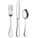 Artaste 59380 Rain 18/10 Stainless Steel Flatware 36-Piece Set, Service for 12