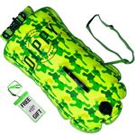 DIPPY Tow Floats for Open Water Swimming | 28L Swim Buoy Open Water Swimming Float | Waterproof Swimming Buoy | Tow Float Dry Bag | Wild Swimming Float | Wild Swimming Accessories Triathlete, Swimmer