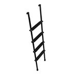 Stromberg Carlson LA-460B 60 inch Black Bunk Ladder with Hook Retainer and Extrusions