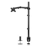 Suptek Single Monitor Arm, Tall Monitor Stand 80cm Pole, Max Load 10kg, Monitor Arm Desk Mount for 13-32 inch Screens PC Monitor Stands - Desk Mounted Monitor Mount MD6821