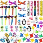 HSMQ 60PCS Party Favors Toy for Kids, Bulk Toys for Classroom Rewards, Carnival Prizes, Birthday Party Toys, Pinata Stuffers, Goodie Bag Filler, Treasure Box, christmas gifts for Boys and Girls