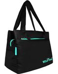 WILD MODA Women Shoulder Bag Black & Turquoise