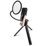 Apogee Hype Mic - USB Microphone with Analogue Compression for Capturing Vocals and Instruments, Streaming, Podcasting, and Gaming, Made in USA, Rose Gold