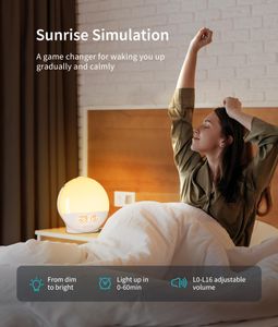 ecozy Sunrise Alarm Clock – Wake-Up Light with Adjustable Brightness