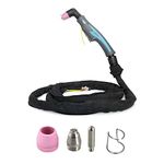 SUSEMSE Plasma Cutter Torch AG-60 SG-55 WSD-P60 HF Pilot Arc Non-Touch Start Plasma Cutting Torch with Cable Connection 2 Pins 60A 3M