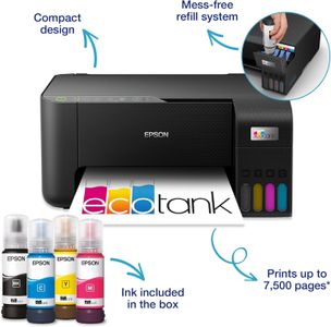 EcoTank ET-2860 Wireless Printer – All-in-One Wi-Fi Inkjet