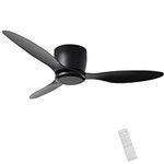 Duclsaty Ceiling Fan No Light with 