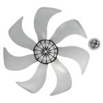 7 Floor Fan Blade Ceiling Fan House Fan Ceiling Fan Parts Replacement Fan 18 Inch Fan Plastic Fan Blade Universal Fan for Table Fan 7 Leaves Fan Desktop
