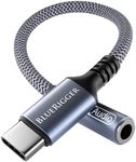 BlueRigger USB C to 3.5mm Audio Adapter - (18cm, Female AUX to USB C Adapter, USBC to Headphone Jack, USB-C Dongle, Type C to 1/8) - Compatible with Phone, Tablets, Laptops, Headset, Speakers