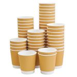 PARICOTT-200 ml, 25 Count Recyclable Ripple Cups| Sustainable Disposable Ripple Paper Cups | Eco-Friendly Hot Cups | Sturdy, Microwave Safe (200 ml, Brown) (Pack of 25pcs)