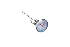 KitchenCraft Milk Thermometer, Stainless Steel Kitchen Gadget, Silver