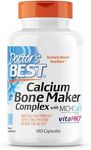 Doctor's Best Calcium Bone Maker Complex with MCHCal, Supports Bone Health, Muscular, Skeletal & Vascular Health, 180 Caps