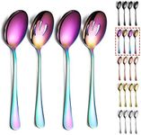 Rainbow Serving Spoons 4 Pieces, Ky