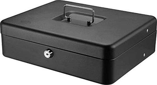 SentrySafe Cash Box, Locking Cash Box with Money Tray, Medium, CB-12