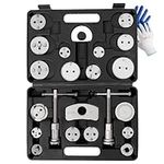 ATPEAM 24pcs Heavy Duty Disc Brake Caliper Tool Set and Wind Back Kit for Brake Pad Replacement