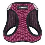 Voyager Step-in Air Dog Harness - All Weather Mesh Step in Vest Harness for Small and Medium Dogs by Best Pet Supplies - Harness (Fuchsia 2-Tone), Small