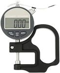 Digital Thickness Gauge Thickness Caliper Electronic Micrometer Thickness Meter 0-12.7mm Inch Metric with Precise Measurement Tool with LCD Display