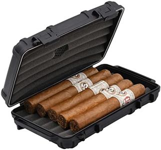 HUM-CC5-XL CIGAR CADDY 5 CIGAR TRAVEL HUMIDOR EXTRA LARGE FOR CIGARS UP TO 60 RING GAUGE