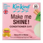 KinKind Hair Conditioner Bar - Make me SHINE! | Conditioner Bar Hair - Conditioner for Coloured Hair & Highlights - Colour Conditioner | Coconut Conditioner | Up to 50 Washes - Vegan & Cruelty Free